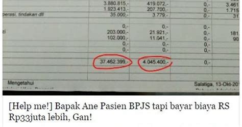 Referensi Biaya Inilah Biaya Bpjs Kis Kelas