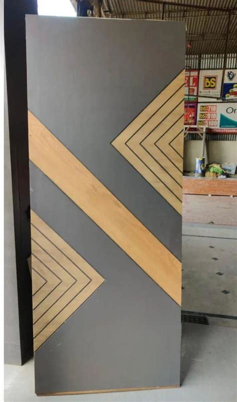 Interior Designer Lamination Wooden Door For Apartment Height