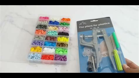 Review Cara Pasang Kancing Jepret Plastik Snap Button Pliers YouTube