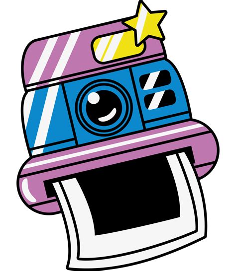 camera 90s pop art icon isolated 24408338 PNG