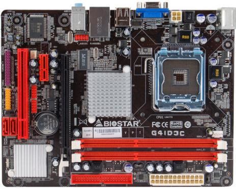 Biostar G41D3C Socket LGA 775 Dual Processor Motherboard