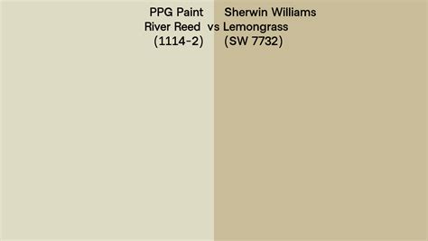 Ppg Paint River Reed Vs Sherwin Williams Lemongrass Sw