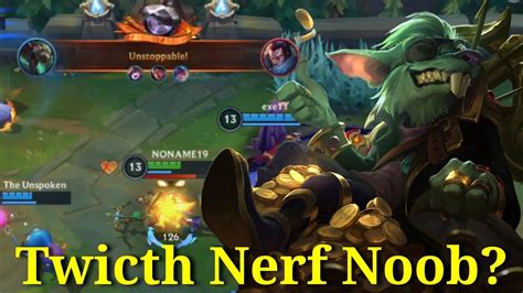 Twicth Nerf Still Good Tier S Patch 5 0A Gameplay Twicth League Of