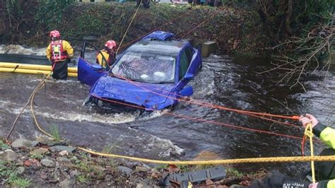 Two People Pulled From Car After Plunging Into A River In Denbighshire