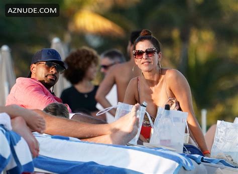 David Haye Enjoys A Day In The Sun At A Beach Party In Miami Beach Alongside His Bikini Clad Ex