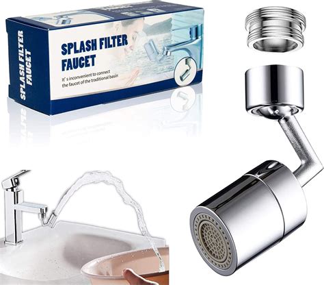 New 720° Rotatable Universal Splash Filter Faucet