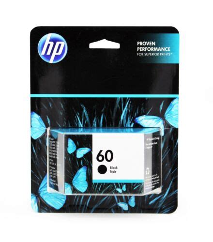 New Sealed Genuine Hp Black Ink Cartridge Cc W Warranty Ends