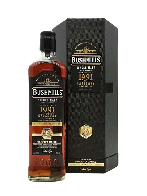 Bushmills Causeway Madeira Cask Whiskey Shop Exclusive Whiskey