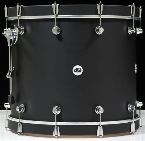 DW Design Series 4pc Drum Set 10/12/16/22 - Black Satin