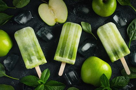 Apple Fruit Ice Cream Ice Cube Popsicle Still Life Wallpaper