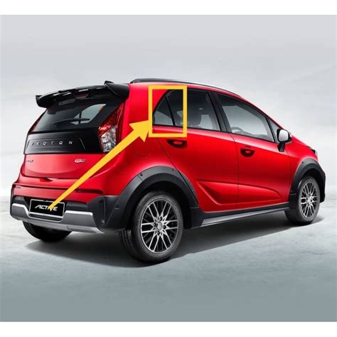 PROTON IRIZ QUATER GLASS RUBBER BELAKANG TIGA SEGI GETAH Shopee Malaysia