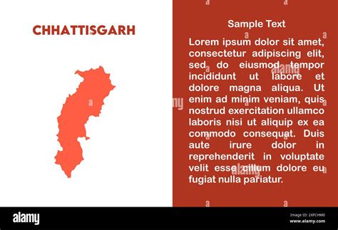 Chhattisgarh Map Design1 State Of India Republic Of India Government