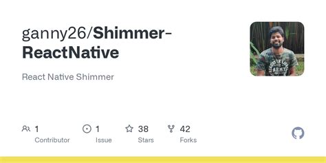 GitHub Ganny26 Shimmer ReactNative React Native Shimmer