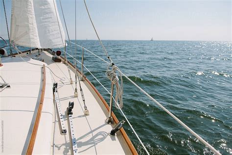 "Sailing Boat On The Water" by Stocksy Contributor "Ivo De Bruijn" - Stocksy