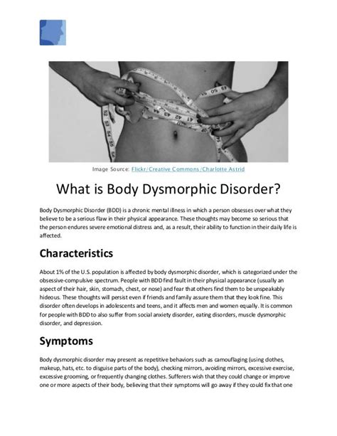 What is body dysmorphic disorder