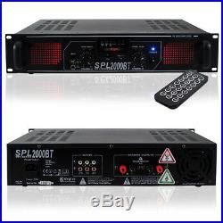 Skytec Spl Bluetooth Disco Dj House Party Amplifier Mp Player Pa