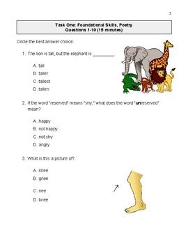 Second Nd Grade Reading Diagnostic Assessment Ccss Teks Reading