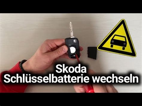 How To Replace The Battery Of A Skoda Fabia Key Skoda Fabia Mark Nj