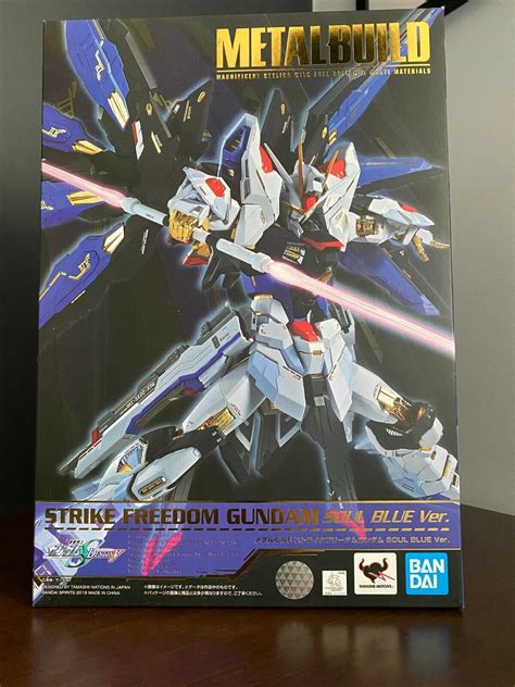 Metal Build Strike Freedom Gundam Soul Blue Ver Authentic From Japan