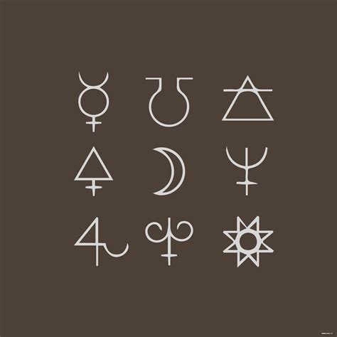 Basic Alchemy Symbols Vector in Illustrator, SVG, JPG, EPS, PNG ...