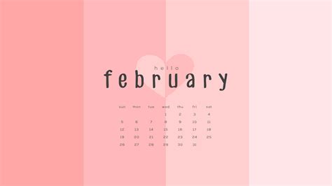 Download Celebrate The New Month Of February With Hello February