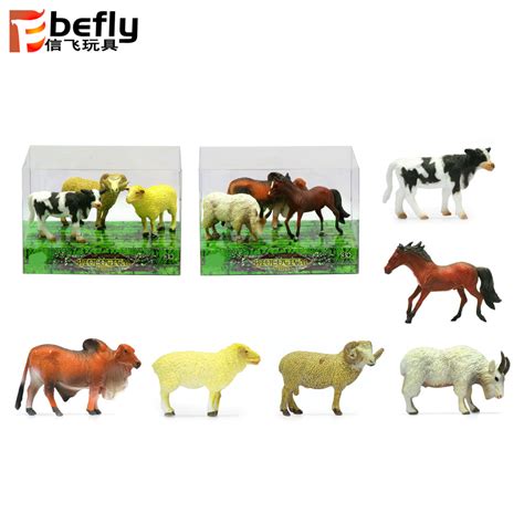 Plastic solid cow sheep goat farm ranch animal toy · Believe-Fly Toys ...