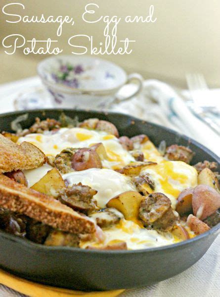 Sausage Egg And Potato Skillet Clever Housewife