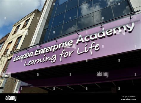 The London Enterprise Academy state secondary school in Commercial Road ...