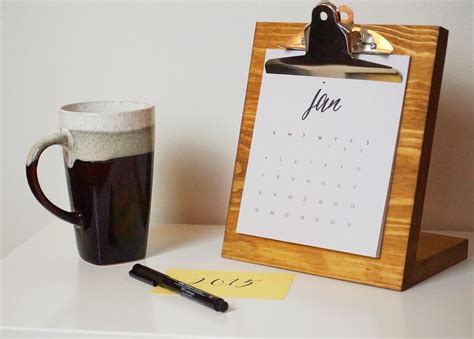 Do It Yourself Desk Calendar Printable And Enjoyable Learning