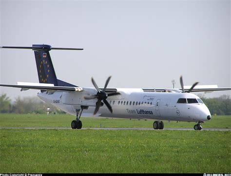 Bombardier Dhc 8 402 Q400 Team Lufthansa Augsburg Airways Aviation Photo 0575736