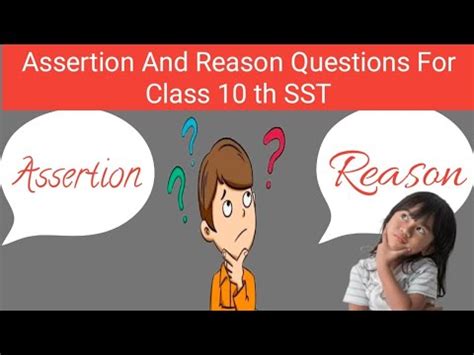 How To Solve Assertion And Reason Based On Questions L History Chapter