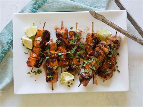 Grilled Honey Sriracha Chicken Kabobs