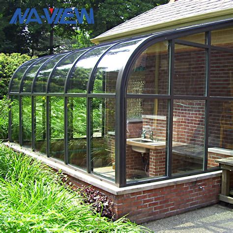 Season Patio Enclosure Indoor Prefabricated Aluminum Glass Sunroom