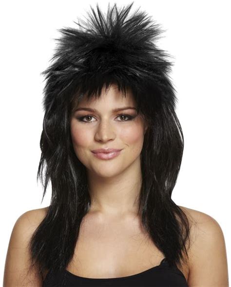 80s Ladies Glam Punk Rock Rocker Chick Tina Turner Wig For A Fancy