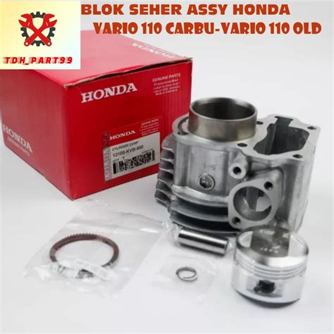 Jual Block Blok Seher Cylinder Set Komplit Honda Vario Karbu