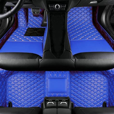 Imeish Custom Leather Waterproof Car Floor Mats For 99 Sedan Suv Sports Car Black