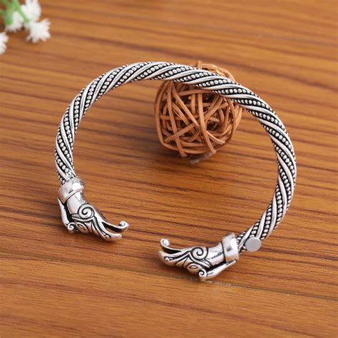 Aliexpress.com : Buy Dawapara Viking Dragon Bracelets Bangles for Man and Women Cuff Bangle ...