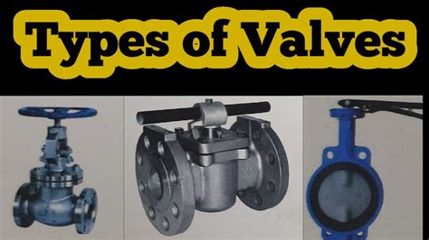 Types Of Valves Types Of Valve In Hindi And It S Application YouTube