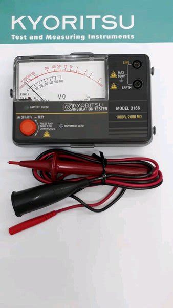 Jual Analog Insulation Tester Kyoritsu 3166 Di Lapak Tomas Bukalapak