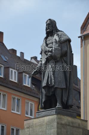 Albrecht D Rer Denkmal N Rnberg Lizenzfreies Bild