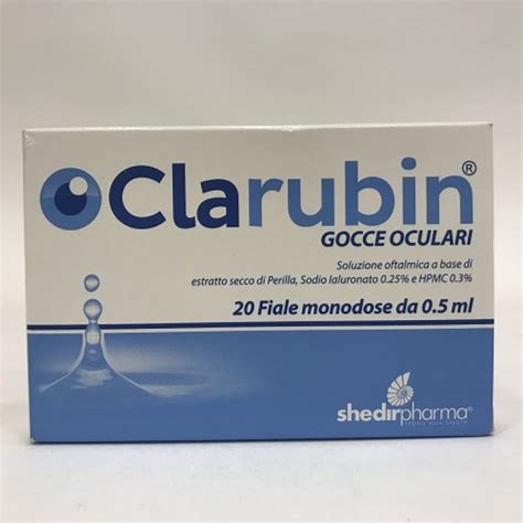 Clarubin Gocce Oculari Fiale Monodose Farmacia Di Fiducia