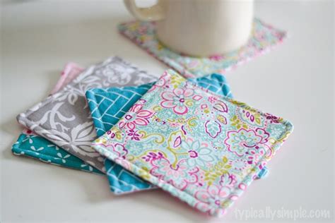 Fabric Mug Rug A Quick Sewing Tutorial Typically Simple Handmade