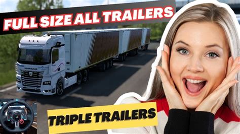 Epic Triple Trailer Madness Kamaz Hauling Heavy Cargo Euro Truck