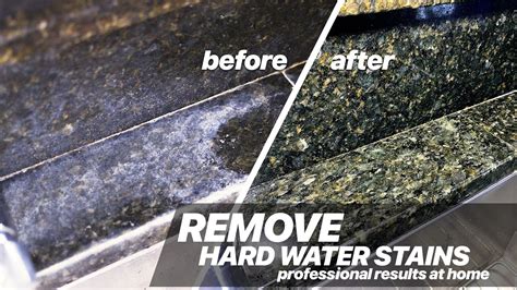 How To Remove Hard Water Stains From Granite Countertops Professional