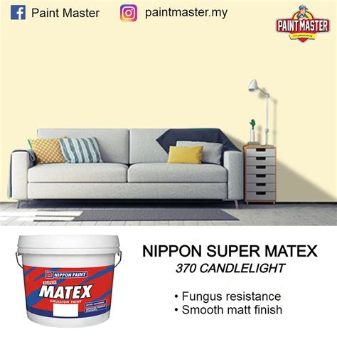 L Nippon Super Matex Candlelight Matt Finished Interior Acrylic