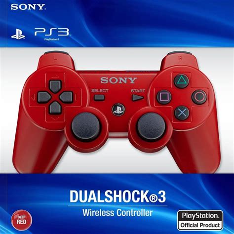 Controle Ps Sem Fio Dualshock Vermelho Manta Original Cabo