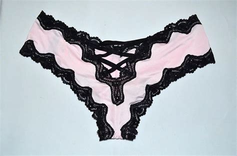 Victoria Secret Black Lace Thong Ibikini Cyou