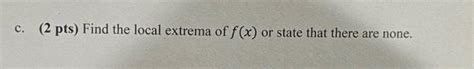 1 Let F X X3−9x2 15x 9 A 1 Pt Find The Critical