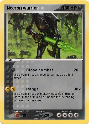 Pokémon Necron Warrior Close Combat My Pokemon Card