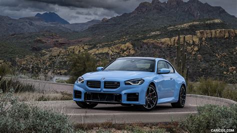 Bmw M2 2023my Color Zandvoort Blue Us Spec Front Three Quarter